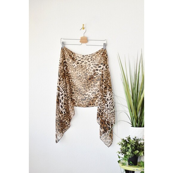 Unbranded Accessories - leopard print scarf Long Rectangle Animal Print Chic Moon Wife Sexy SATC